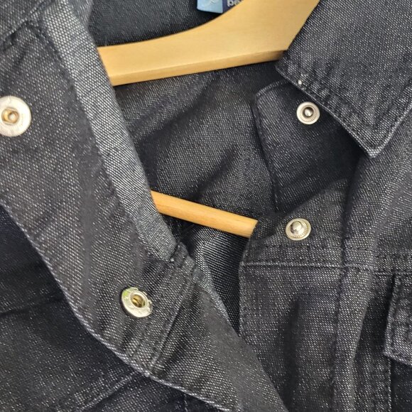 Penningtons Women's Black Jean Jacket Cotton Blend Pockets Denim Plus Size X - Picture 7 of 12